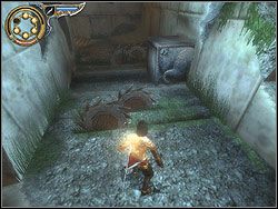 Za pułapką ze słupami skręć w lewo, a dojdziesz do następnej przeszkody - [37] The Underground Cave (podziemna grota) | Prince of Persia Dwa Trony - Prince of Persia: Dwa Trony - poradnik do gry