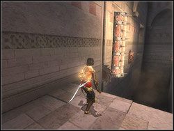 Podejdź do krawędzi urwiska - [40] The Lower Tower (niższa wieża) | Prince of Persia Dwa Trony - Prince of Persia: Dwa Trony - poradnik do gry