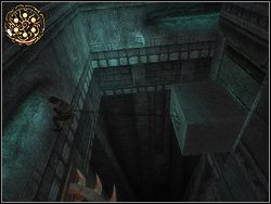 Przed krawędzią przepaści obróć się w lewo, twarzą do drugiego z traków - [35] The Well of Ancestors (szyb przodków) | Prince of Persia Dwa Trony - Prince of Persia: Dwa Trony - poradnik do gry