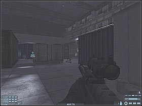 Oznaczona strefa będzie pilnowana przez CO NAJMNIEJ dwóch gostków - [Misja 10] [Segment 1z2] Docks | Rainbow Six Lockdown - Tom Clancys Rainbow Six: Lockdown - poradnik do gry