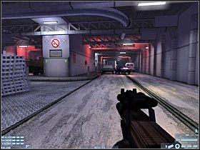 Teraz możesz spróbować przesunąć się w stronę zaparkowanych dalej pojazdów (#1) - [Misja 11] [Segment 2/2] Channel Ferry | Rainbow Six Lockdown - Tom Clancys Rainbow Six: Lockdown - poradnik do gry