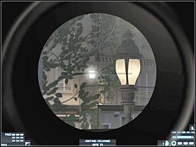 Zejdź na dół i skieruj się do lewego wejścia prowadzącego do okupowanego przez terrorystów budynku (#1) - [Misja 12] [Segment 2/2] Marseilles | Rainbow Six Lockdown - Tom Clancys Rainbow Six: Lockdown - poradnik do gry