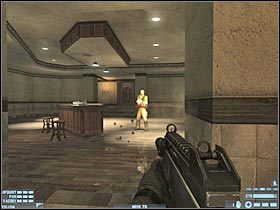 Docelowo powinieneś dotrzeć do nieco większego pomieszczenia (#1) - [Misja 14] [Segment 2/2] Estate | Rainbow Six Lockdown - Tom Clancys Rainbow Six: Lockdown - poradnik do gry