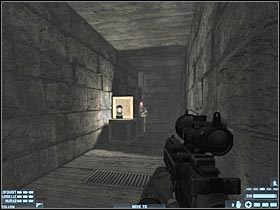 Docelowo powinieneś dotrzeć do prowadzącej na dół drabiny (#1) - [Misja 15] [Segment 1/3] Mercenary Base | Rainbow Six Lockdown - Tom Clancys Rainbow Six: Lockdown - poradnik do gry