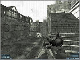 Teraz będziesz musiał obejść lądowisko od LEWEJ strony (#1) - [Misja 16 FINAŁ] [Segment 3/3] Castle | Rainbow Six Lockdown - Tom Clancys Rainbow Six: Lockdown - poradnik do gry