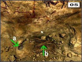 a - Black pigment (#8 ) b - Branches (#9 ) - Przedmioty | Pierwsza jaskinia | Secret of the Lost Cavern - Secret of the Lost Cavern: Tajemnica Zaginionej Jaskini - poradnik do gry