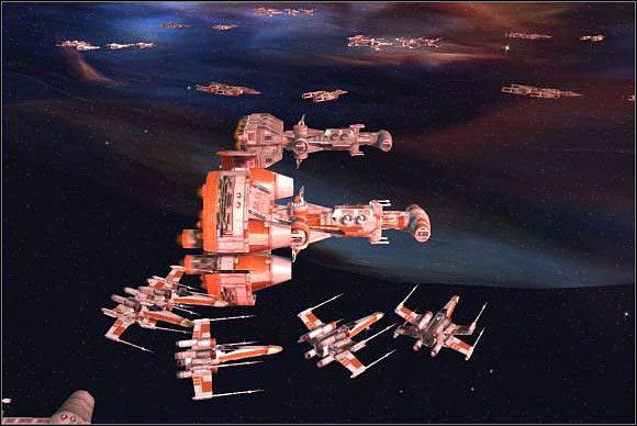 Floty Rebelii muszą znacznie bardziej polegać na małych jednostkach, niż armia Imperium. - Modelowe starcie kosmiczne | Szkolenie Rebelii | Star Wars Empire At War - Star Wars: Empire At War - poradnik do gry