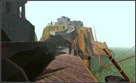 Swoją przygodę rozpoczynasz na wyspie Myst - poświęć chwilę na jej zwiedzenie. - Poradnik do gry Myst - MYST cz.1 - Myst - poradnik do gry