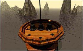 Wróć do pomp i wciśnij trzeci przycisk z lewej. Teraz udaj się do latarni. - STONESHIP AGE cz.2 | Myst - Myst - poradnik do gry