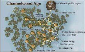 Rozejrzyj się po wyspie. Jak zwykle, w poruszaniu może okazać się mapa. - CHANNELWOOD AGE cz.2 | Myst - Myst - poradnik do gry