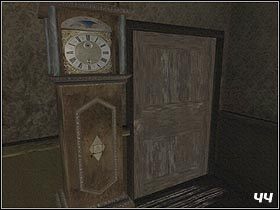 Zamknij drzwi i zastaw je przy pomocy zegara (#44) - [Solucja] Attack of the Fishmen cz.1 | Call of Cthulhu Mroczne Zakątki Świata - Call of Cthulhu: Mroczne Zakątki Świata - poradnik do gry