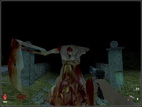 Gdy już się uporamy z zombiakiem kontynuujemy spacer po drewnianym podeście i kierujemy się w stronę wejścia do parku gdzie wita nas wielki plujący potwór - [Solucja] Park | Bloodline Uśpione zło - Bloodline: Uśpione zło - poradnik do gry