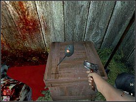 Potwór znajdował się nieopodal chatki na narzędzia, znajdziemy w niej pojemnik na olej - [Solucja] Park | Bloodline Uśpione zło - Bloodline: Uśpione zło - poradnik do gry