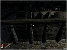 Wychodzimy po stojących nieopodal schodach, rozpoczyna się króciutka scenka z udziałem doktora Browna, który zamyka kratę - [Solucja] Laboratorium cz.1 | Bloodline Uśpione zło - Bloodline: Uśpione zło - poradnik do gry