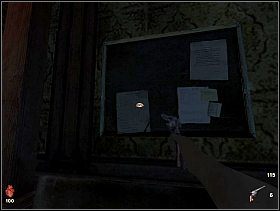 Na wejściu wita nas pielęgniarka, idziemy korytarzem prosto, na korkowej tablicy po lewej zauważamy jadłospis - [Solucja] Prawe skrzydło - parter | Bloodline Uśpione zło - Bloodline: Uśpione zło - poradnik do gry