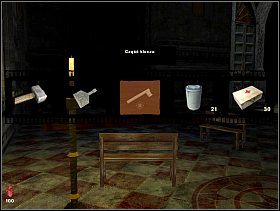 W rogu po lewej jest ciało, znajdziemy przy nim drugą część klucza, wchodzimy do ekwipunku wybieramy jedną z części i nasza postać automatycznie je połączy w całość - [Solucja] Kościół | Bloodline Uśpione zło - Bloodline: Uśpione zło - poradnik do gry