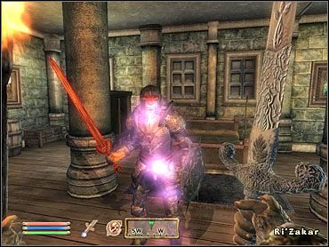 W piwnicy znajdziesz drzewo otoczone dziwną maszynerią - Oblivion: The Hist - The Elder Scrolls IV: Oblivion - poradnik do gry