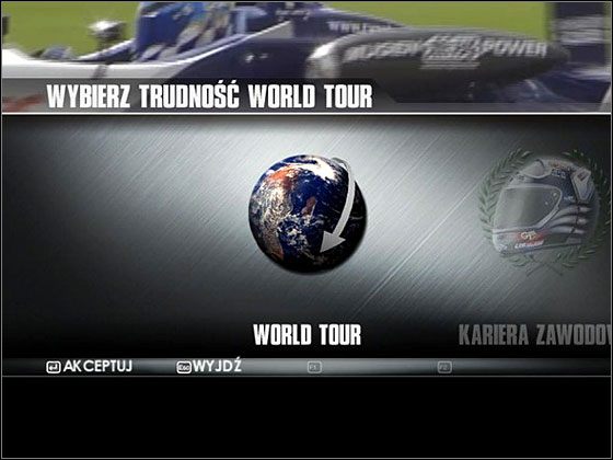 World Tour to podstawowy tryb gry. Dla uatrakcyjnienia zabawy został okraszony fabułą. - Tryby zabawy... - TOCA Race Driver 3 - poradnik do gry