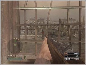 Opuść ruiny i skieruj się na wschód, a potem na cmentarz na południu [1] - Misja 13 - Panzers! | Solucja Commandos Strike Force - Commandos: Strike Force - poradnik do gry