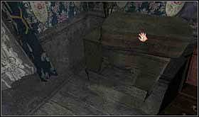 Podejdź do szafki obok biurka i połóż na niej swoją walizkę. Otwórz ją - zabierz zapałki oraz długopis, przeczytaj list od Jerryego i zerknij na jego wizytówkę. - SOBOTA 12 PAŹDZIERNIKA cz.2 | Scratches - Scratches - poradnik do gry