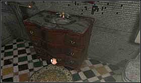 Teraz wyjdź z galerii i skieruj się do już ostatniego na tym piętrze pomieszczenia, czyli łazienki. - SOBOTA 12 PAŹDZIERNIKA cz.3 | Scratches - Scratches - poradnik do gry