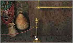 Zobaczysz kółka. Wyjmij olejarkę i naoliw je. Teraz pociągnij za uchwyt witryny. - NIEDZIELA 13 PAŹDZIERNIKA cz.3 | Scratches - Scratches - poradnik do gry