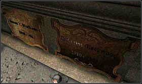 Przy tablicach nagrobnych znajdziesz kamień. - PONIEDZIAŁEK 14 PAŹDZIERNIKA cz.1 | Scratches - Scratches - poradnik do gry