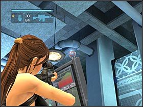 Po tym jak ekran runie podbiegnij do schodów i spróbuj na niego wskoczyć - Japan - Meeting with Takamoto (3) | Etap 3 | Tomb Raider Legenda - Tomb Raider: Legenda - poradnik do gry