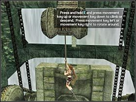 Pozostało ci już tylko skorzystanie z harpuna, który powinieneś wymierzyć w charakterystyczne oko (#1) - Ghana - Pursuing James Rutland (1) | Etap 4 | Tomb Raider Legenda - Tomb Raider: Legenda - poradnik do gry