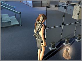 W pierwszym muzealnym pomieszczeniu rozpraw się z wrogami, a następnie wycofaj do charakterystycznych schodów (#1) - Etap 3 Japan - Meeting with Takamoto (2) | Sekrety | Tomb Raider Legenda - Tomb Raider: Legenda - poradnik do gry