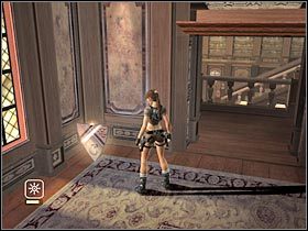Aby zdobyć ostatni brązowy artefakt będziesz musiał pociągnąć za znajdujący się w rogu pomieszczenia miecz - Croft Manor (4) | Bonus | Tomb Raider Legenda - Tomb Raider: Legenda - poradnik do gry