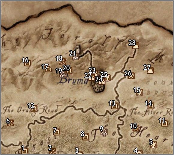 1 - Glademist Cave - Oblivion: Mapa Bruma - The Elder Scrolls IV: Oblivion - poradnik do gry