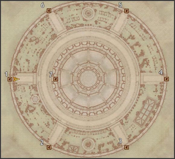 1 - Talos Plaza - Oblivion: Mapa Green Emperor Way w Imperial City - The Elder Scrolls IV: Oblivion - poradnik do gry