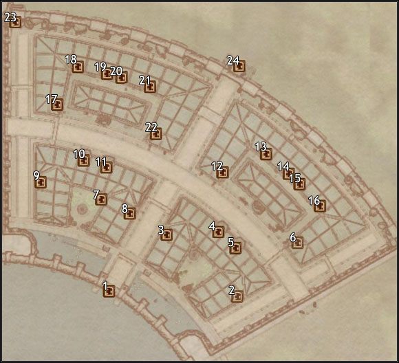 1 - Green Emperor Way - Oblivion: Mapa Market District w Imperial City - The Elder Scrolls IV: Oblivion - poradnik do gry