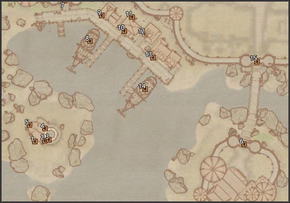 1 - Anvil Lighthouse Cellar - Oblivion: Mapa miasta Anvil Docks - The Elder Scrolls IV: Oblivion - poradnik do gry