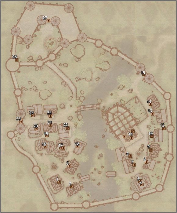 1 - House for Sale - Oblivion: Mapa miasta Cheydinhal - The Elder Scrolls IV: Oblivion - poradnik do gry