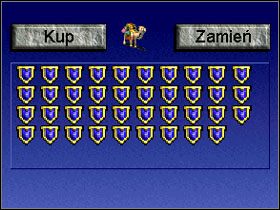 Tarcze uzbierane przez miasto w celu wyprodukowania karawany. - Zarządzanie miastami | Sid Meiers Civilization II - Sid Meiers Civilization II - poradnik do gry