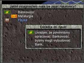 Podczas wyboru odpowiedniej technologii będącej celem badań uporczywie przeszkadza nam doradca naukowy ;-). - Rozwój technologiczny | Sid Meiers Civilization II - Sid Meiers Civilization II - poradnik do gry