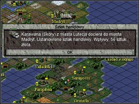 Od teraz posiadamy stały przychód w postaci dodatkowych strzałek w mieście z którego pochodził fracht. - Handel | Sid Meiers Civilization II - Sid Meiers Civilization II - poradnik do gry