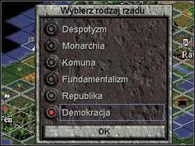 Po okresie anarchii czas wreszcie wybrać odpowiedni ustrój dla naszego imperium. - Ustroje | Sid Meiers Civilization II - Sid Meiers Civilization II - poradnik do gry