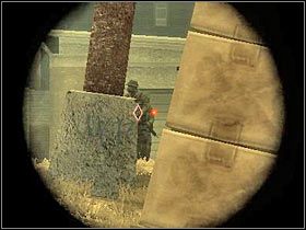 W dalszym ciągu powinieneś trzymać się lewej ściany - [Misja 01] Contact - cz.5 | Tom Clancys Ghost Recon Advanced Warfighter - Tom Clancys Ghost Recon: Advanced Warfighter - poradnik do gry