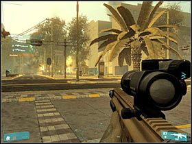 UWAŻAJ ponieważ za chwilę zjawi się tu pojazd opancerzony (#1) - [Misja 03] VIP 2 is down - cz.4 | Tom Clancys Ghost Recon Advanced Warfighter - Tom Clancys Ghost Recon: Advanced Warfighter - poradnik do gry