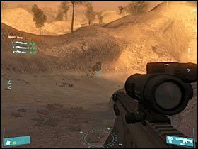 Zbliż się ostrożnie do wody i ustaw przy skałach - [Misja 04] Strong point - cz.1 | Tom Clancys Ghost Recon Advanced Warfighter - Tom Clancys Ghost Recon: Advanced Warfighter - poradnik do gry