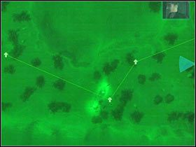 Przyczaj się przy prawych głazach, niedaleko miejsca, w którym rozbił się drugi śmigłowiec - [Misja 05] Mayday! Mayday! - cz.1 | Tom Clancys Ghost Recon Advanced Warfighter - Tom Clancys Ghost Recon: Advanced Warfighter - poradnik do gry