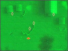 W pierwszej kolejności zajmij się terrorystami zlokalizowanymi na lewej ścieżce (prowadzi ona do drugiego pojazdu opancerzonego), a także tymi, którzy stoją przy górnym wejściu (#1) - [Misja 05] Mayday! Mayday! - cz.4 | Tom Clancys Ghost Recon Advanced Warfighter - Tom Clancys Ghost Recon: Advanced Warfighter - poradnik do gry