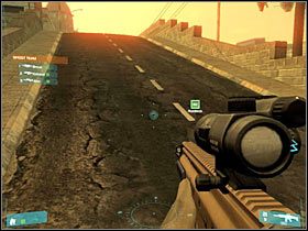 Po dotarciu na górę podejdź do samego końca - [Misja 09] Bulldog - cz.3 | Tom Clancys Ghost Recon Advanced Warfighter - Tom Clancys Ghost Recon: Advanced Warfighter - poradnik do gry