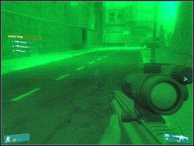 Po dotarciu na miejsce radziłbym zostawić resztę drużyny nieco z tyłu - [Misja 10] Fierce resistance - cz.1 - Tom Clancys Ghost Recon: Advanced Warfighter - poradnik do gry