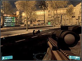 Zacznij zbliżać się do bramy prowadzącej do pałacu - [Misja 10] Fierce resistance - cz.5 - Tom Clancys Ghost Recon: Advanced Warfighter - poradnik do gry