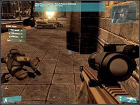 Objective (Cel): Find Ontiveros (Odszukaj przywódcę terrorystów, który skrywa się w pałacu) - [Misja 10] Fierce resistance - cz.5 - Tom Clancys Ghost Recon: Advanced Warfighter - poradnik do gry