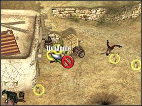 Teraz wybierz Doca i skieruj się do dolnego wejścia prowadzącego do więzienia - [Misja 2.2] Eagles Nest - Sanchez Sees Red cz.1 | Desperados 2 - Desperados 2: Coopers Revenge - poradnik do gry